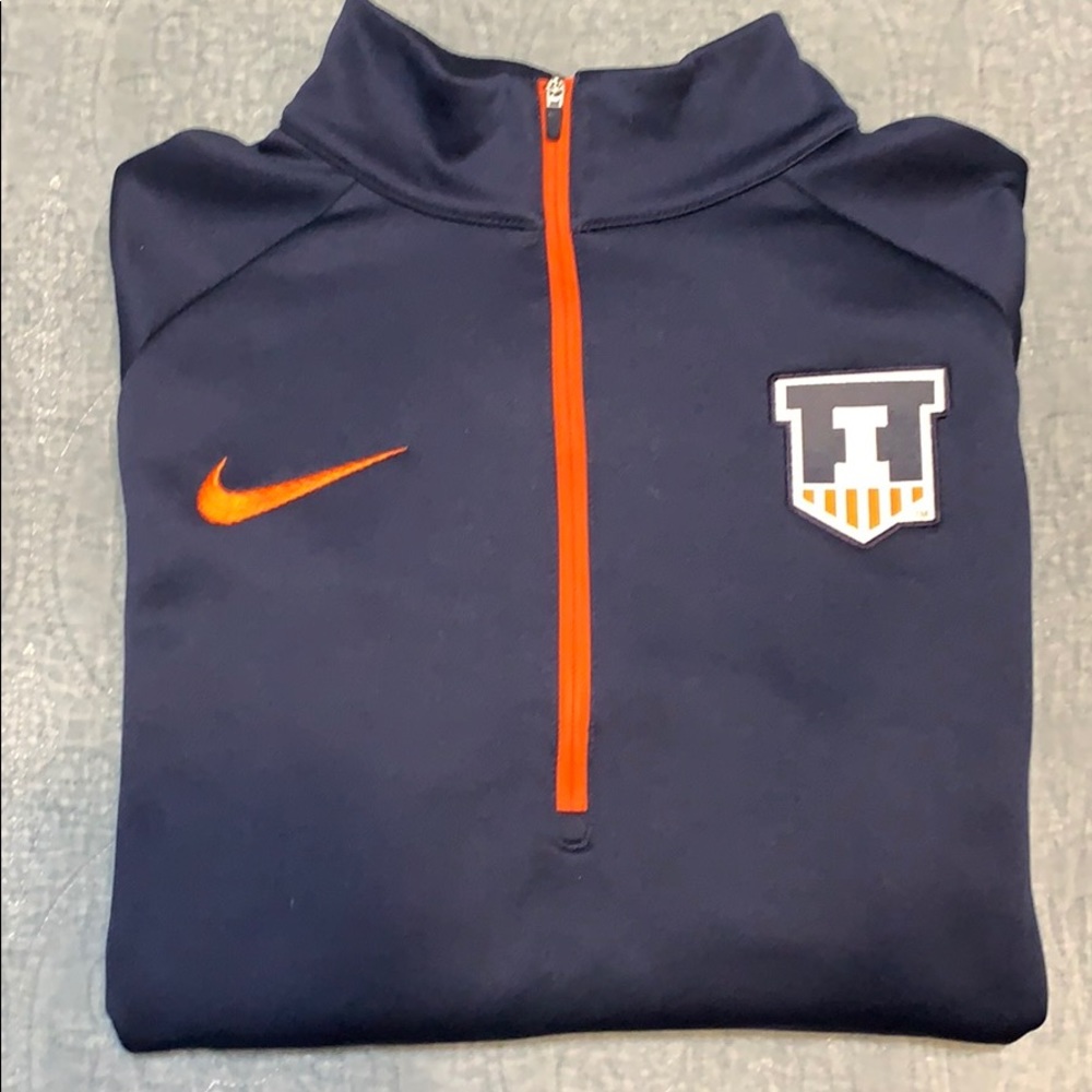 illinois nike quarter zip